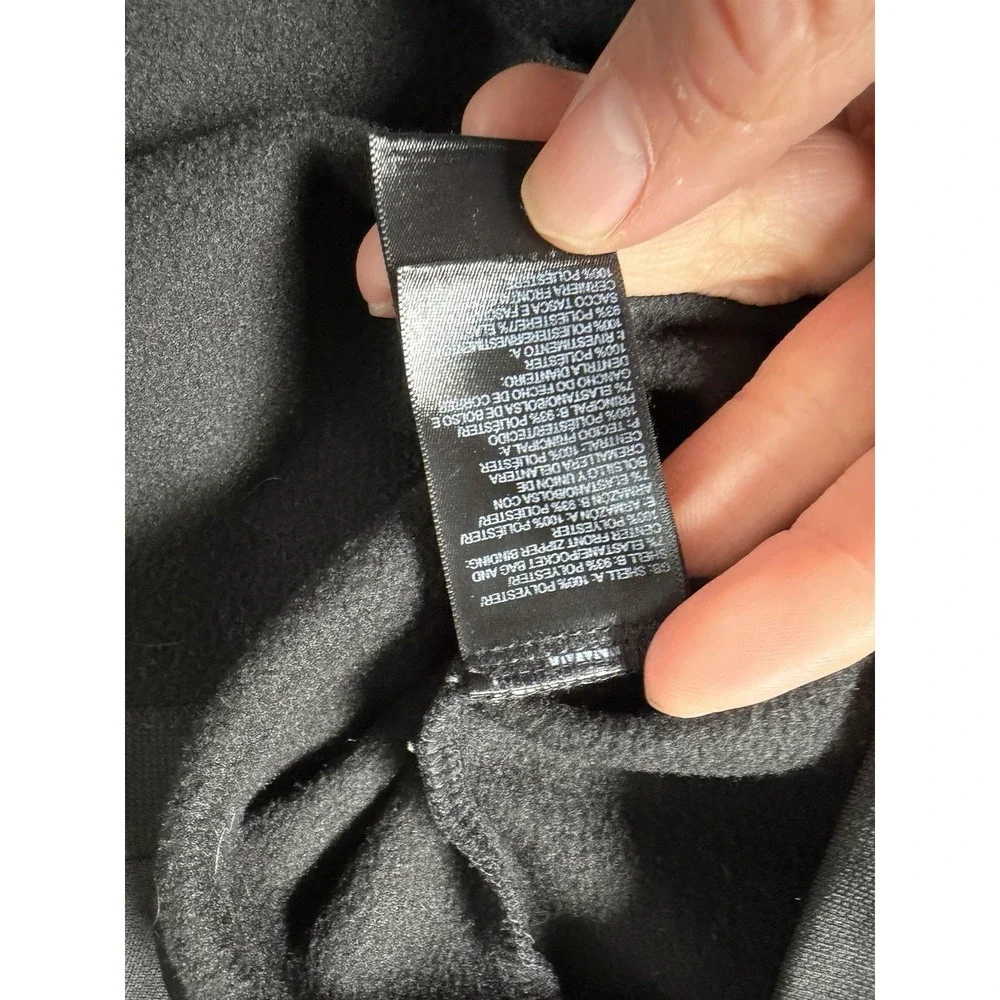 The North Face Fleece Jacket‎ Mens XXL Black Skyline Half Zip Pullover Hiking